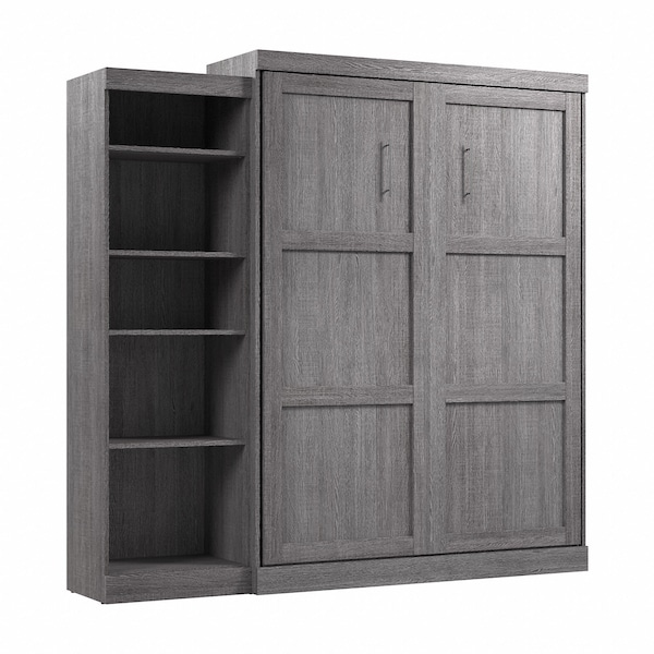 Queen Wall Bed Kit, Pur, Bark Gray, 90"